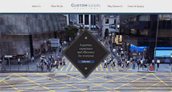 Desktop Screenshot of customlegal-solutions.com