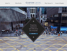 Tablet Screenshot of customlegal-solutions.com